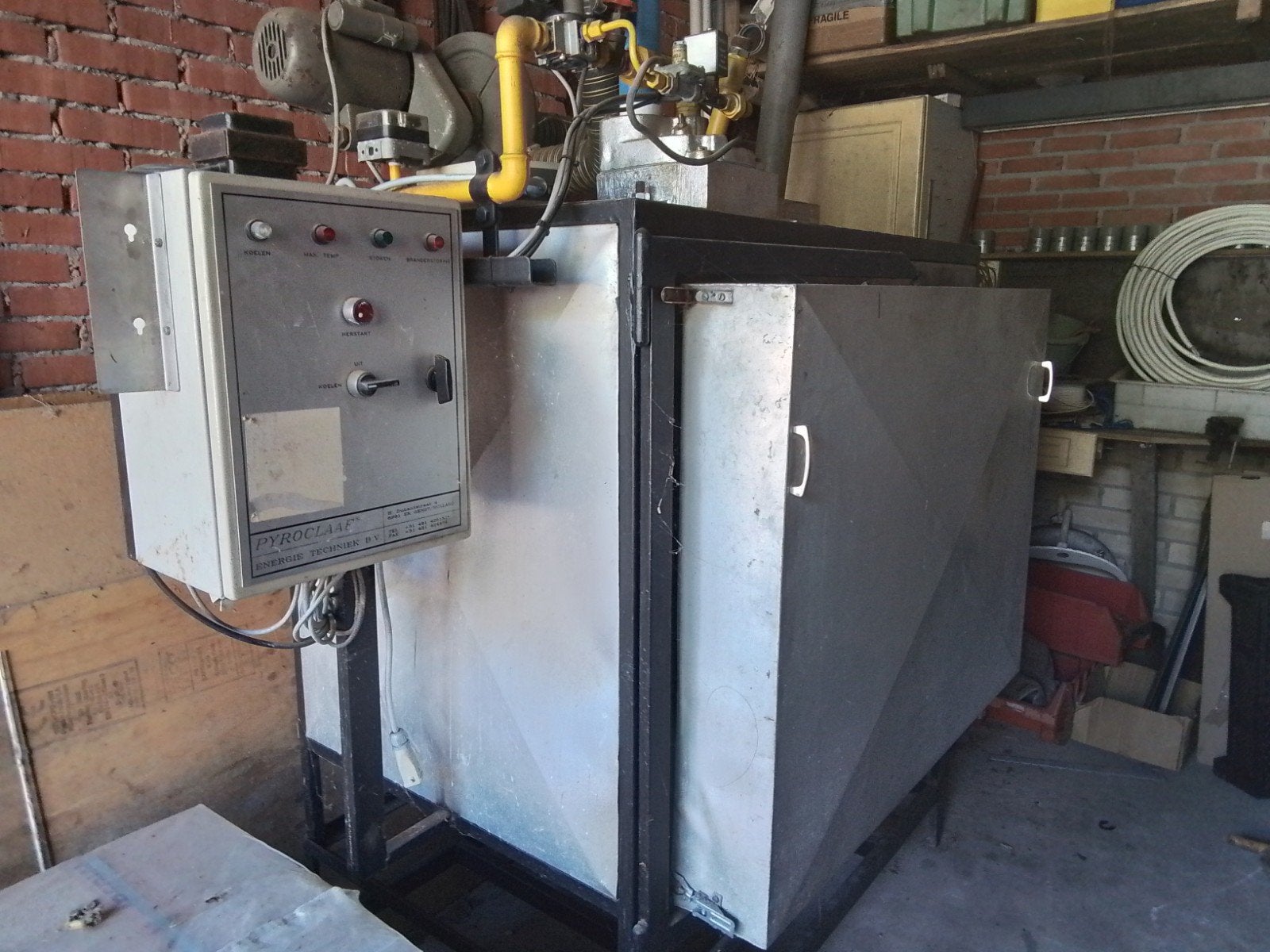 PYROCLAAF Energie Techniek B.V. Industriële Oven, Hobby en Vrije tijd, Pottenbakken, Ophalen of Verzenden