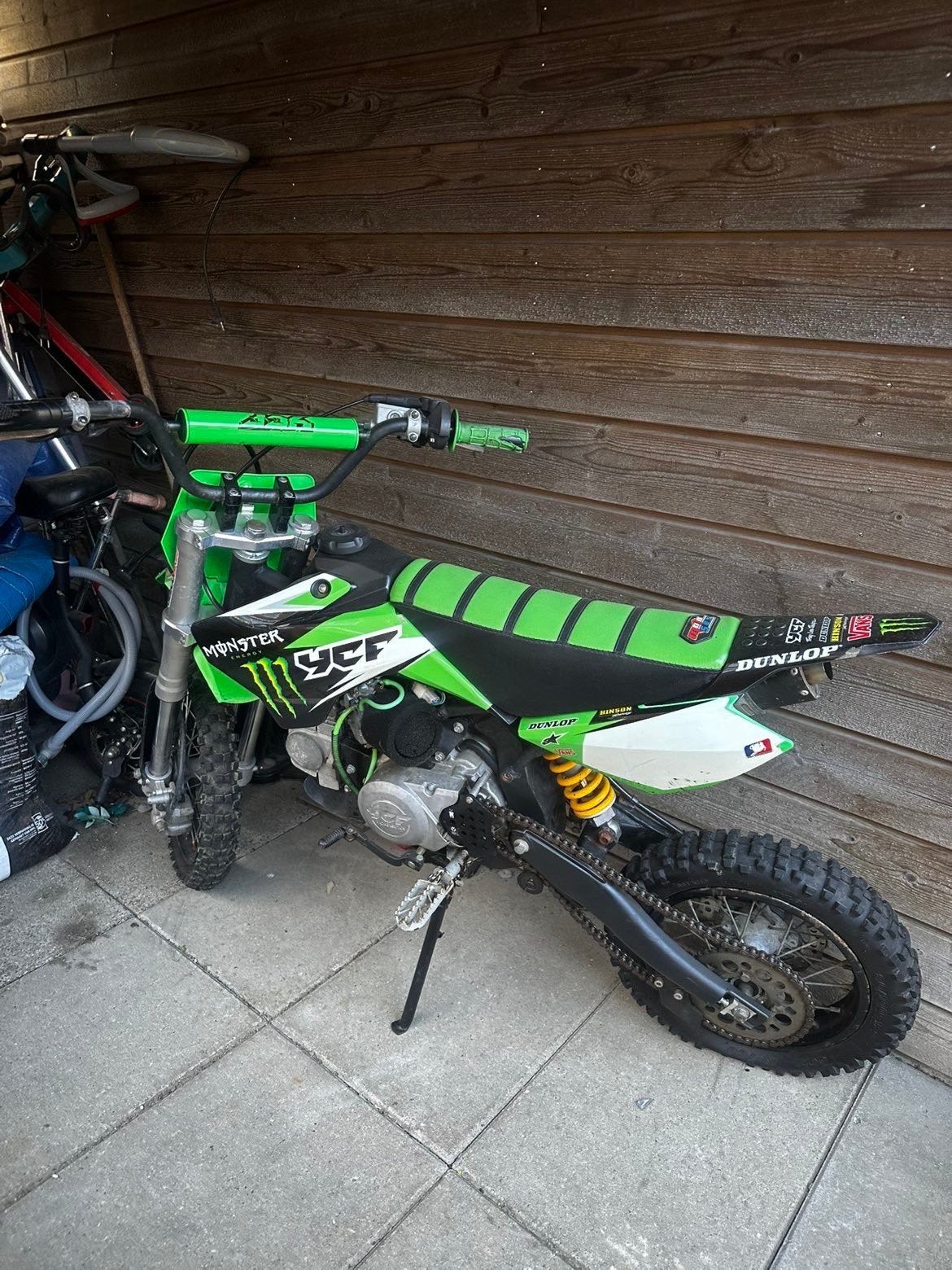 YCF 125cc Pitbike - Groen Zwart, Fietsen en Brommers, Minibikes, Midibikes en Pitbikes, Ophalen