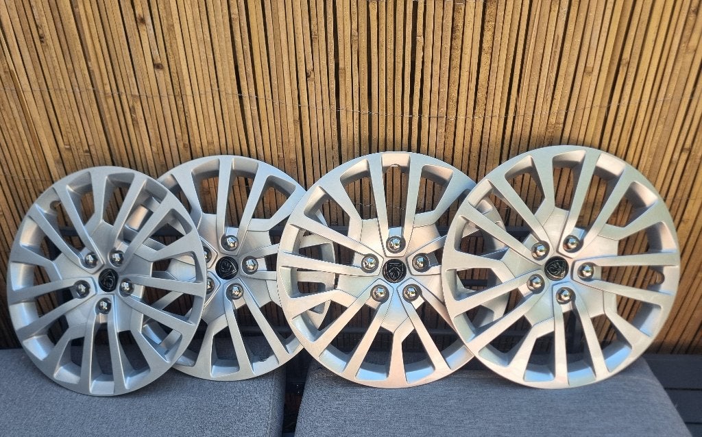 Originele Peugeot wieldoppen 17 inch set, Auto diversen, Wieldoppen, Ophalen of Verzenden, Zo goed als nieuw