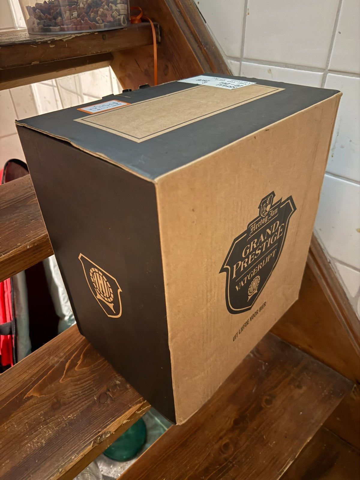 Hertog Jan Grand Prestige Vatgerijpt 2024, Nieuw in doos, Verzamelen, Biermerken, Ophalen, Nieuw, Flesje(s), Hertog Jan