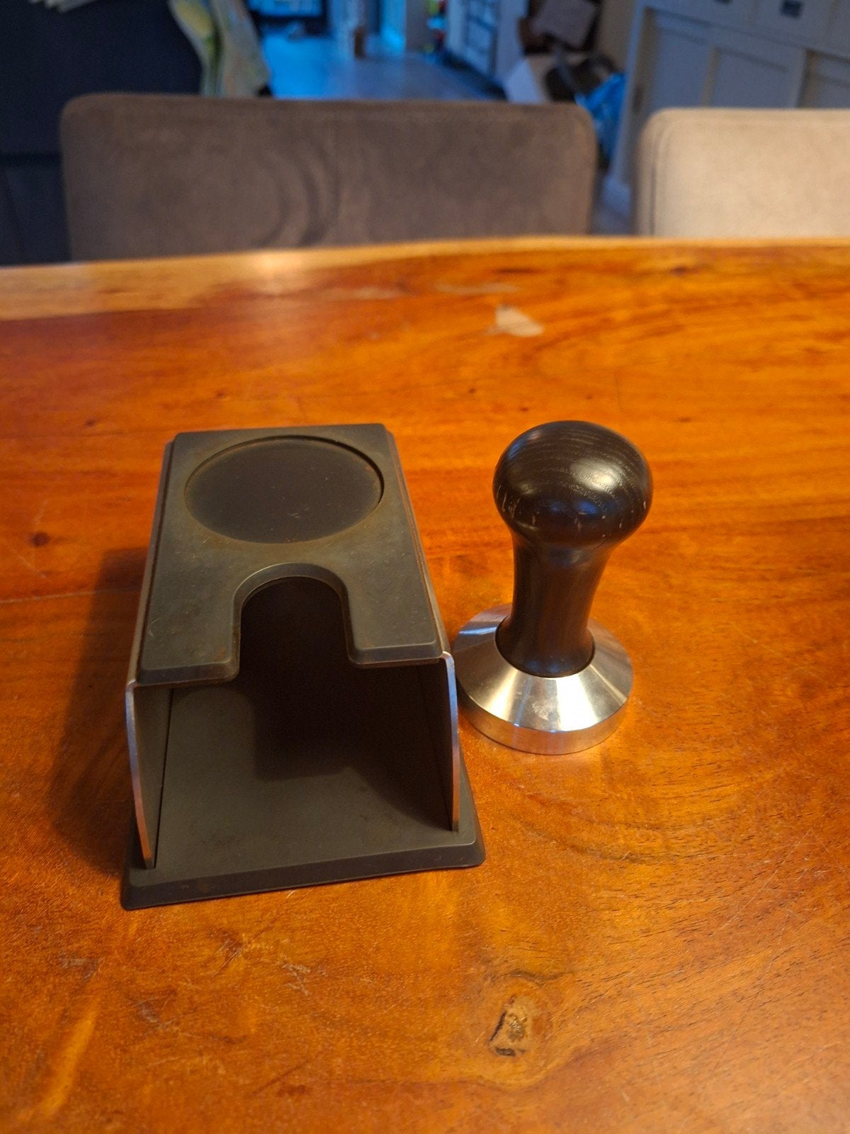 57mm tamper met station, Ophalen of Verzenden, Espresso apparaat