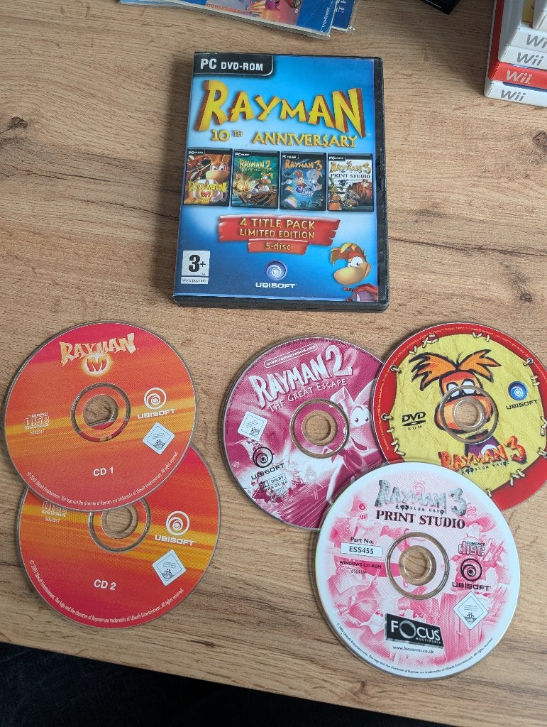 Rayman 10th anniversary PC, Avontuur en Actie, 1 speler, Ophalen of Verzenden, Zo goed als nieuw