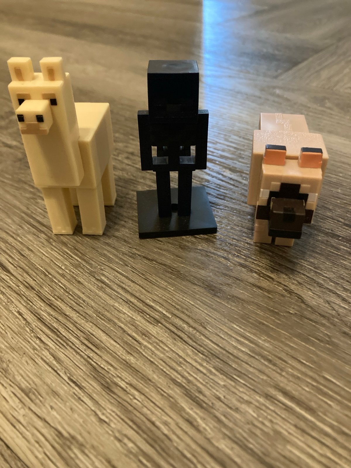 Minecraft figuren: Lama, Enderman, Hond, Kinderen en Baby's, Speelgoed | Actiefiguren, Gebruikt, Ophalen