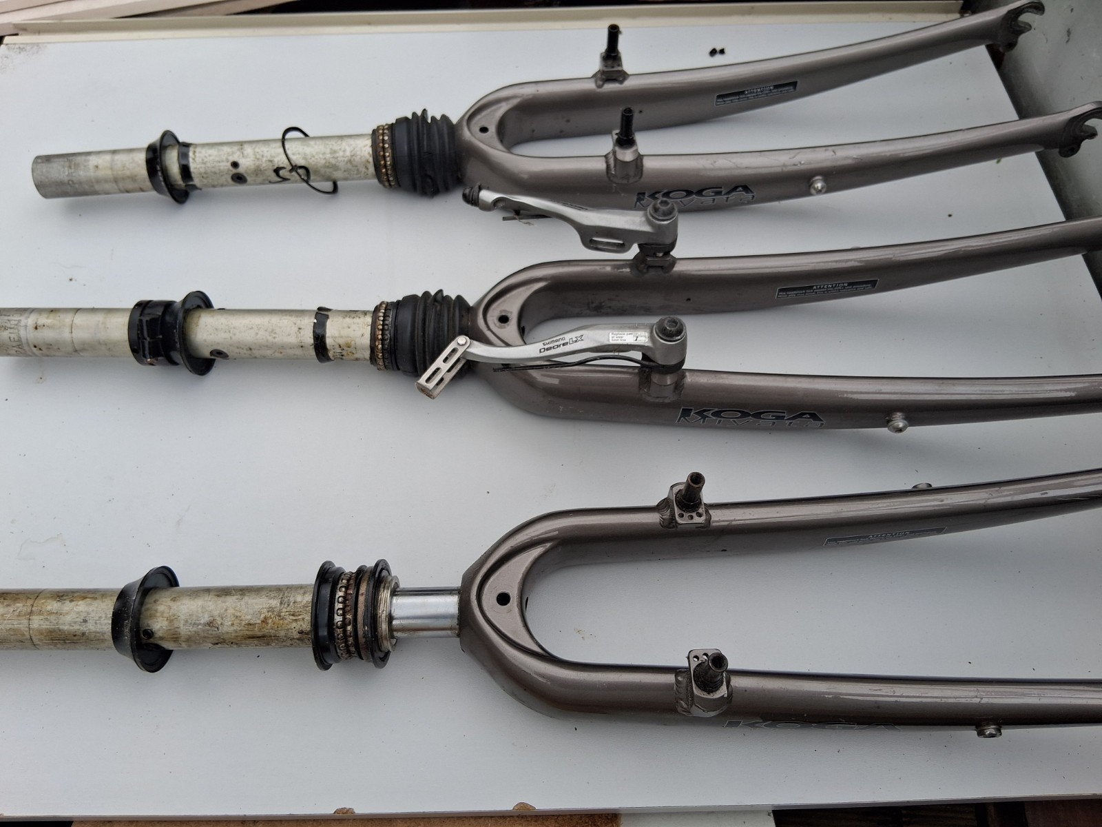 Koga Miyata Roadspeed Feathershock Voorvorken, Fietsen en Brommers, Fietsonderdelen, Ophalen, Gebruikt, Voorvork, Koga Miyata