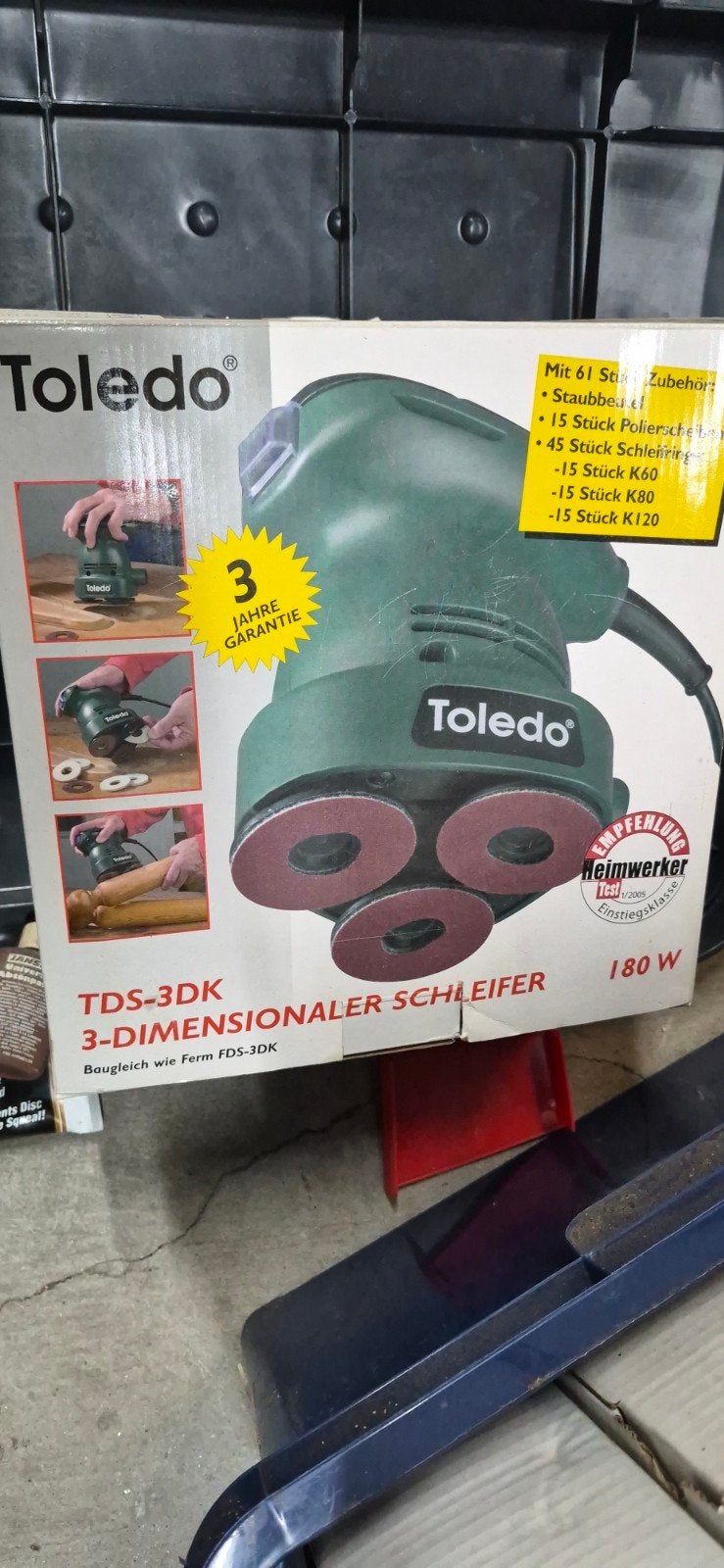 Toledo TDS-3DK 3-Dimensionale Schuurmachine 180W, Ophalen of Verzenden
