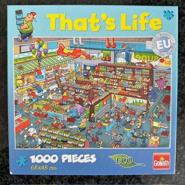 Puzzel van That's Life  (Goliath) 1000 stukjes (Sp23), Ophalen of Verzenden, 500 t/m 1500 stukjes, Zo goed als nieuw, Legpuzzel