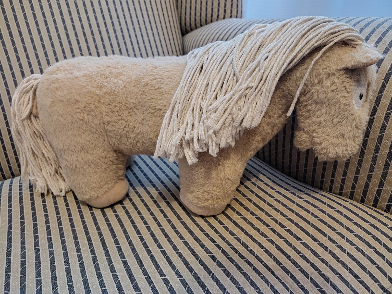 Crafty Pony Palomino, Kinderen en Baby's, Speelgoed | Knuffels en Pluche, Ophalen of Verzenden, Zo goed als nieuw, Paard