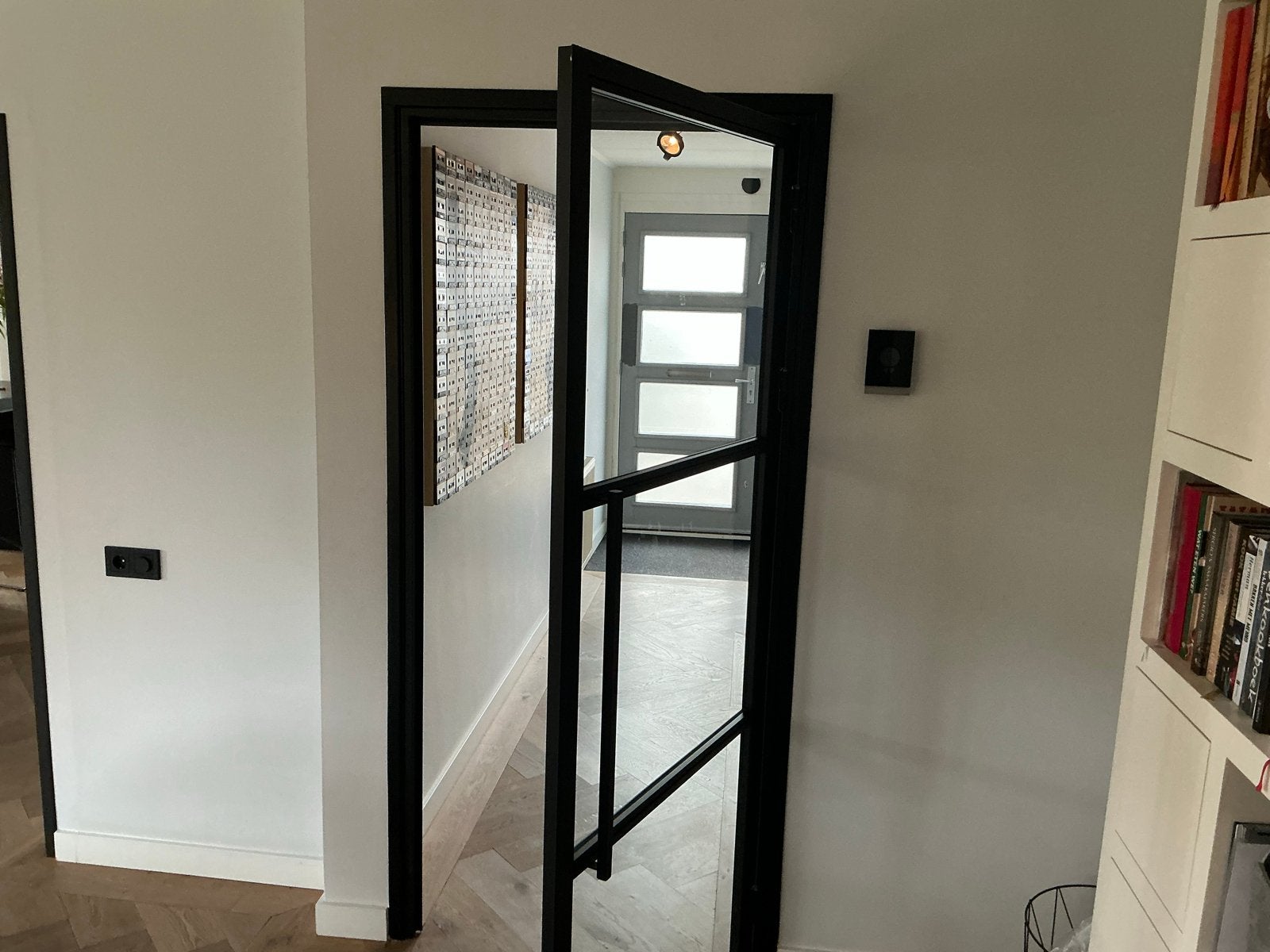 Originele stalen deur met frame - 93x211cm, Ophalen, Gebruikt, 80 tot 100 cm, Binnendeur