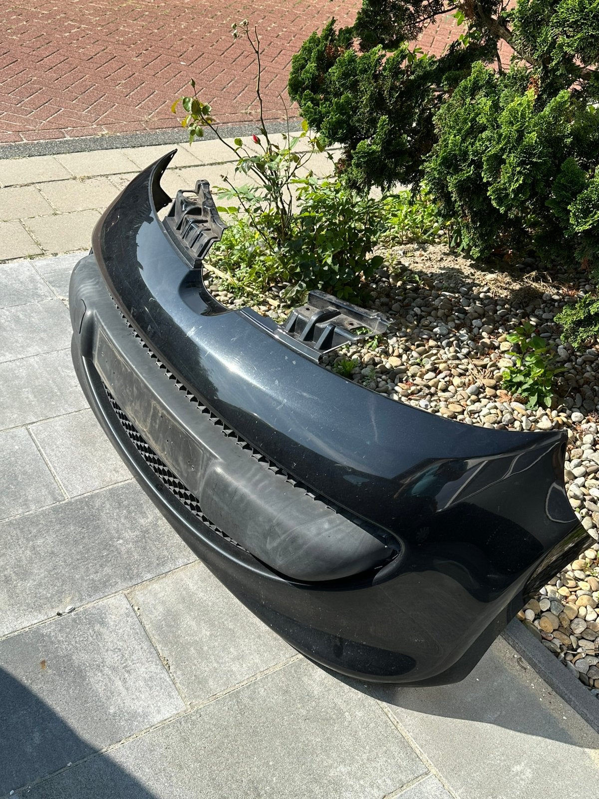 peugeot 107 voor bumper Zwart, Auto-onderdelen, Ophalen, Gebruikt, Voor, Bumper