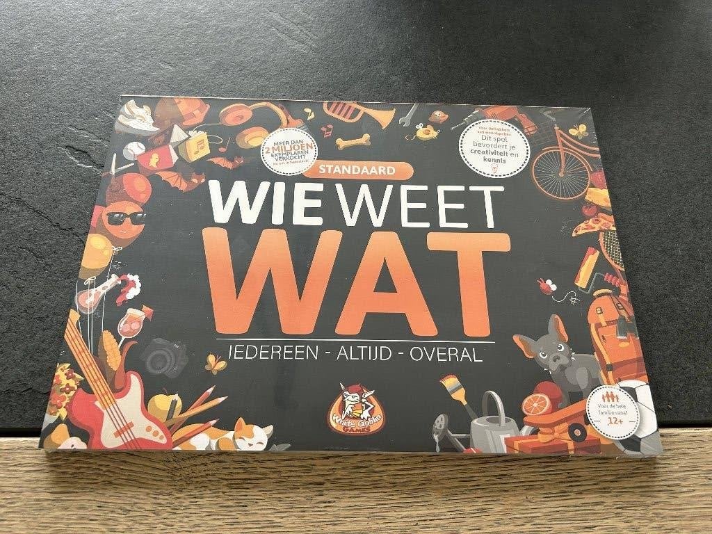 Wie weet wat, Hobby en Vrije tijd, Gezelschapsspellen | Bordspellen, Vijf spelers of meer, Ophalen of Verzenden, Nieuw, White Goblin Games