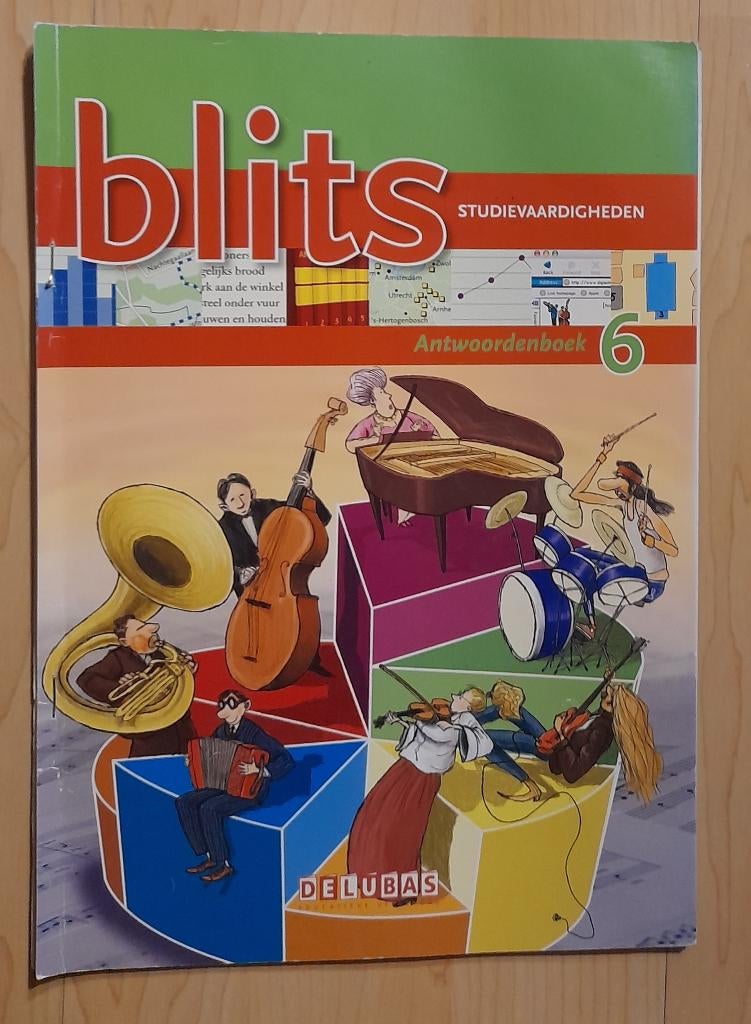 BLITS ANTWOORDENBOEK STUDIEVAARDIGHEDEN GROEP 6, Boeken, Ophalen of Verzenden, Gelezen, Overige niveaus, Nederlands