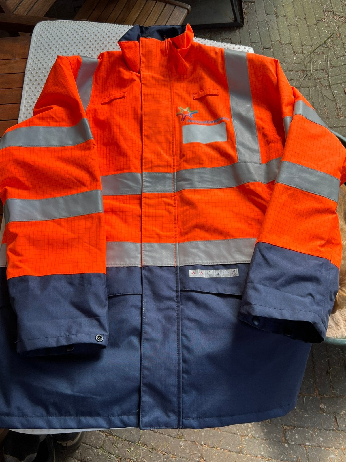 t.k.Sioen Pro Elliston High-vis regenjasWatson fleece maat M, Ophalen, Nieuw, Jas