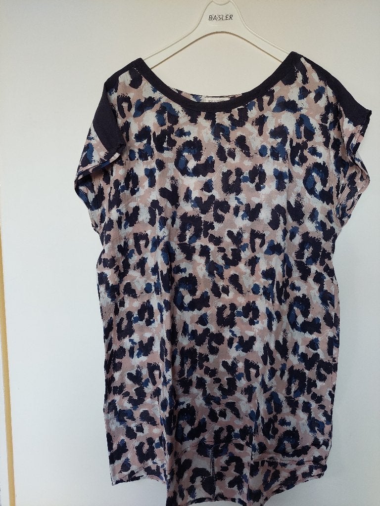 Mooie tuniekblouse - shirt in maat L, Blauw, Maat 42/44 (L), Ophalen of Verzenden, Zo goed als nieuw