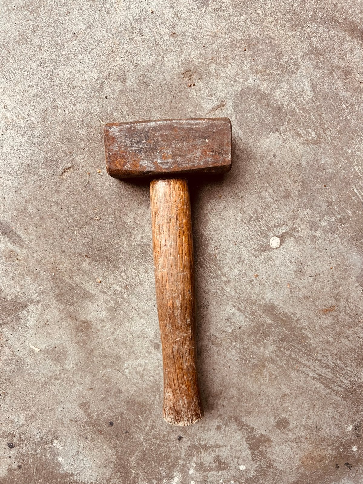 Oude voorhamer met houten steel, Ophalen of Verzenden, Gebruikt, Hamer, Overige merken