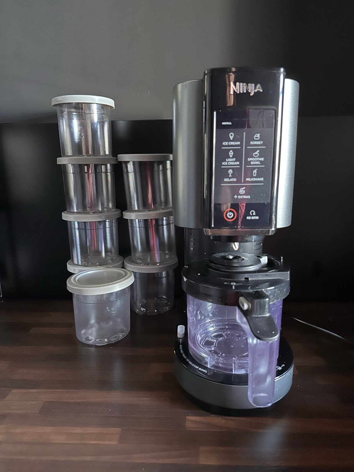 Ninja Creami IJsmachine met 7 extra bekers, Witgoed en Apparatuur, Overige Witgoed en Apparatuur, Zo goed als nieuw, Ophalen of Verzenden
