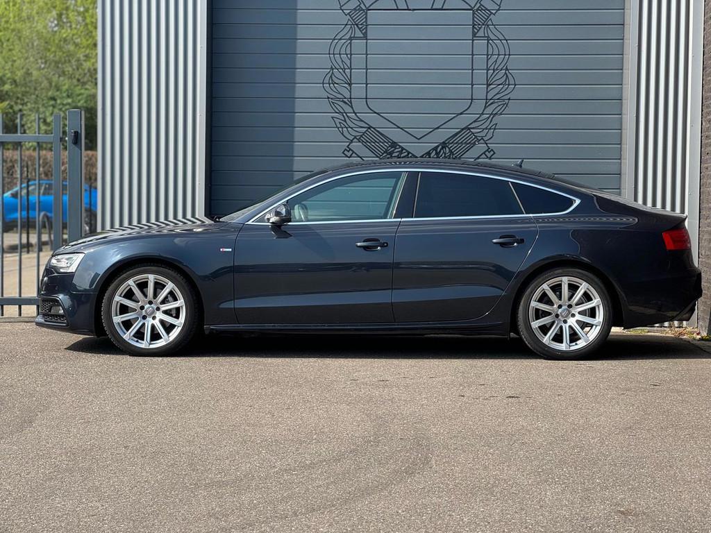 Audi A5 Sportback 1.8 TFSI S Edition Automaat|Pano|Cruise, Euro 5, Gebruikt, Zwart, 4 cilinders