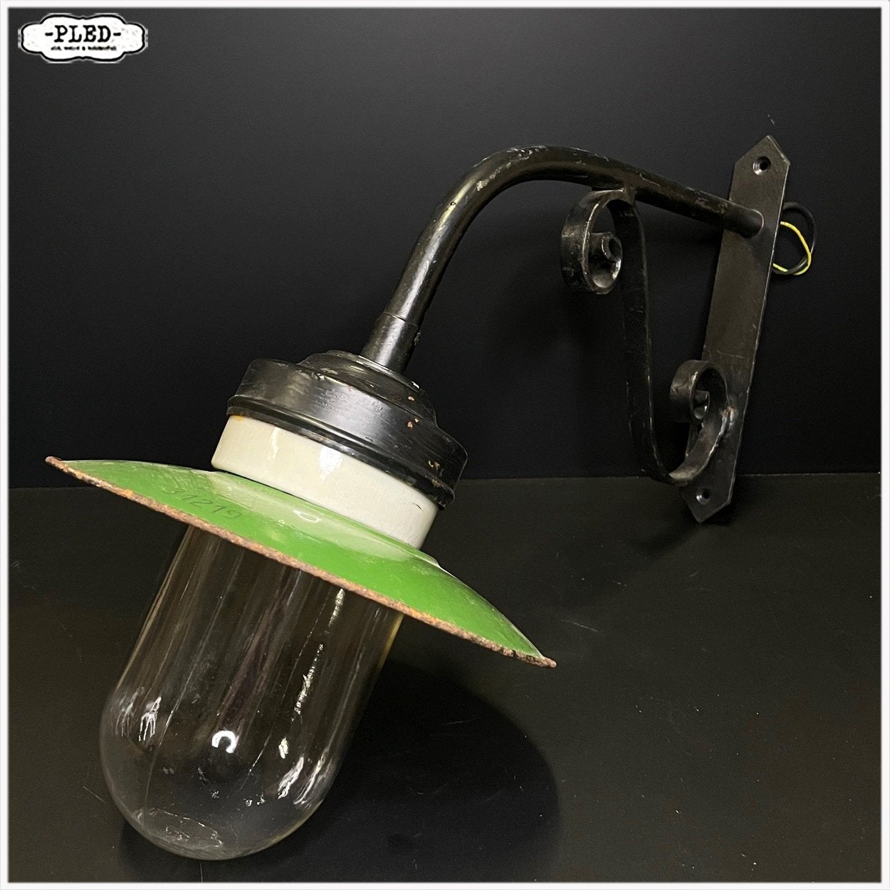 Oude buitenlampen buitenverlichtong Lamp Wanflamp, Ophalen, Gebruikt, Staal, Wandlamp
