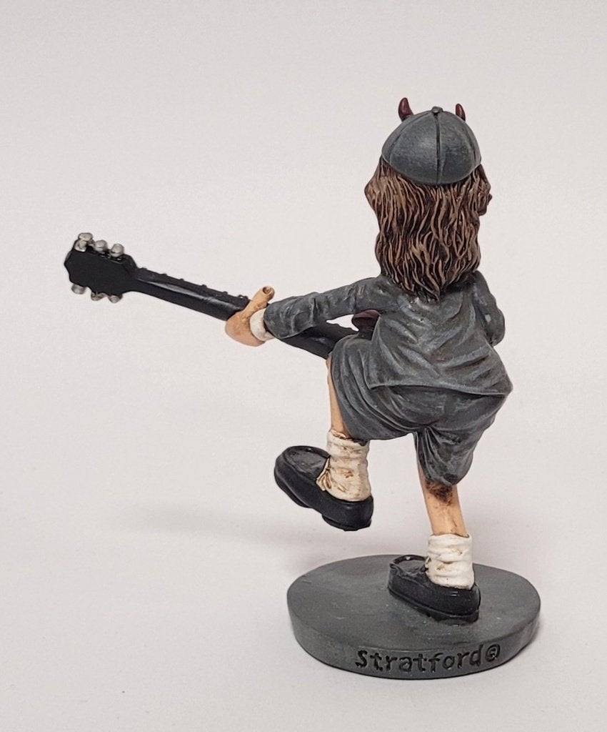 Angus Young ACDC beeldje by Warren Stratford decoratie deco, Info@deconoord.nl, Deco Noord, Nieuw, Ophalen of Verzenden