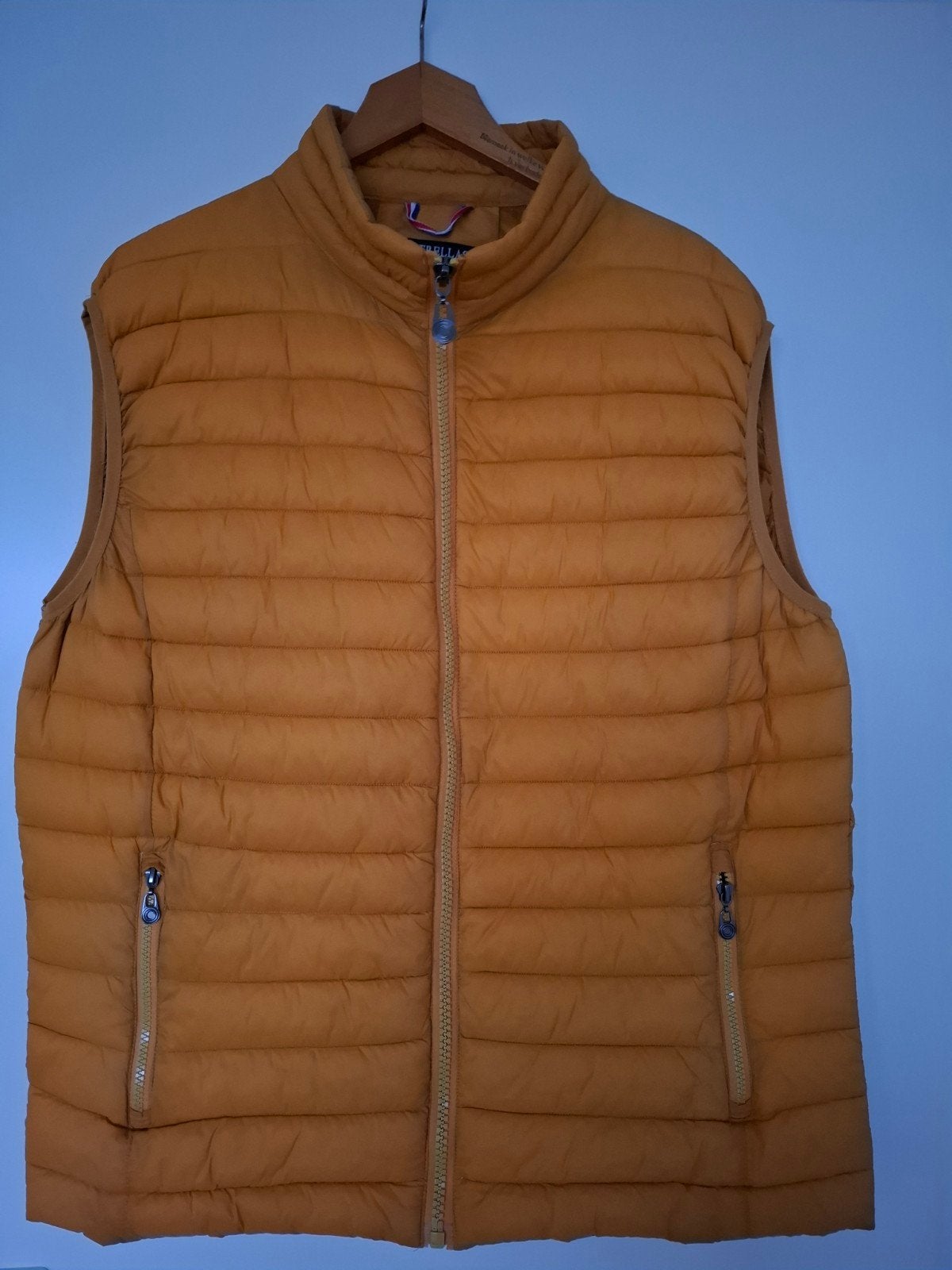 Bodywarmer oker geel XXL, Ophalen of Verzenden, Zo goed als nieuw, Overige maten, Geel