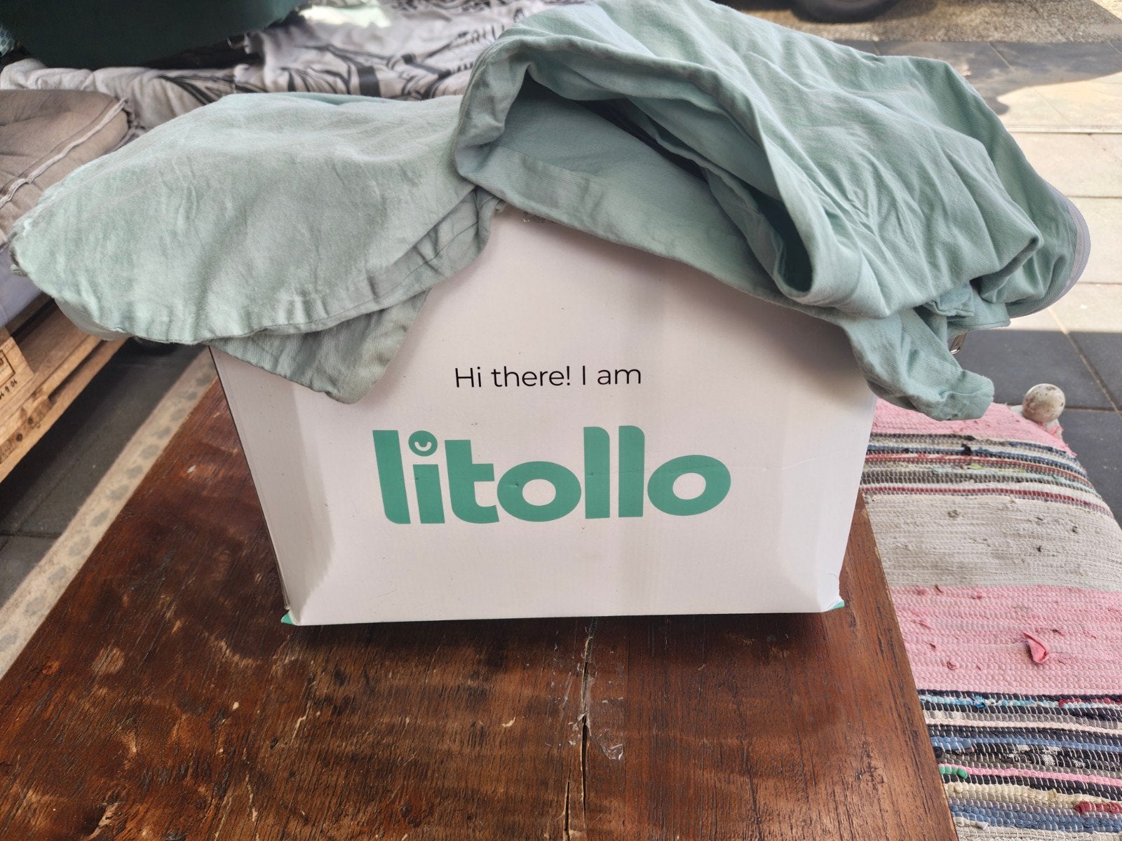 Litollo J pillow zwangerschaps kussen, Zo goed als nieuw, Rug, Draagzak, Ophalen