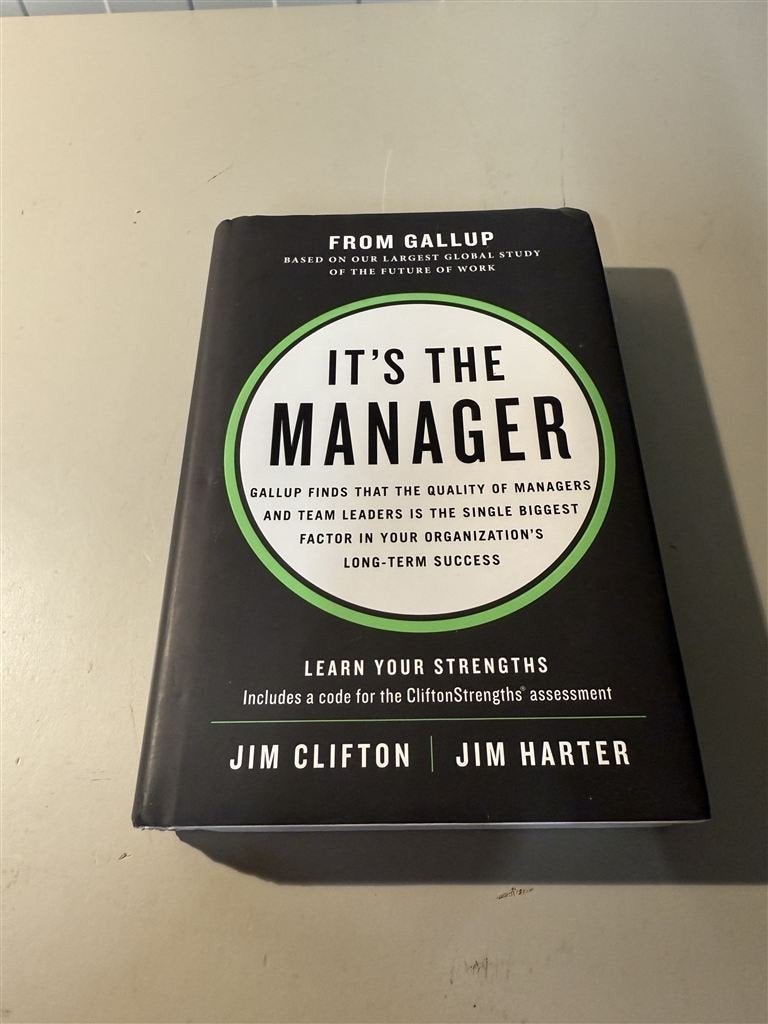 its the manager - jim clifton - jim harter -9781595622242, Ophalen of Verzenden, Zo goed als nieuw