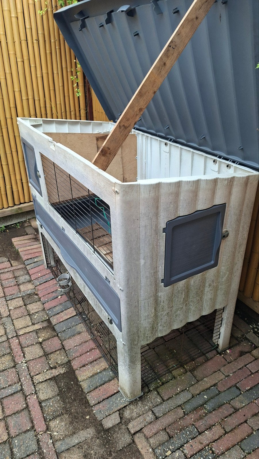 cavia-/konijnenhok, Dieren en Toebehoren, Ophalen, Gebruikt, Cavia, 90 cm of meer