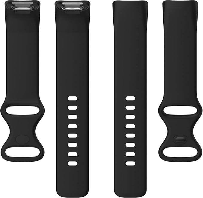 Horlogebandje voor de Fitbit charge 6 - zwart/beige - maat S, Zwart, Nieuw, Ophalen of Verzenden, Fitbit