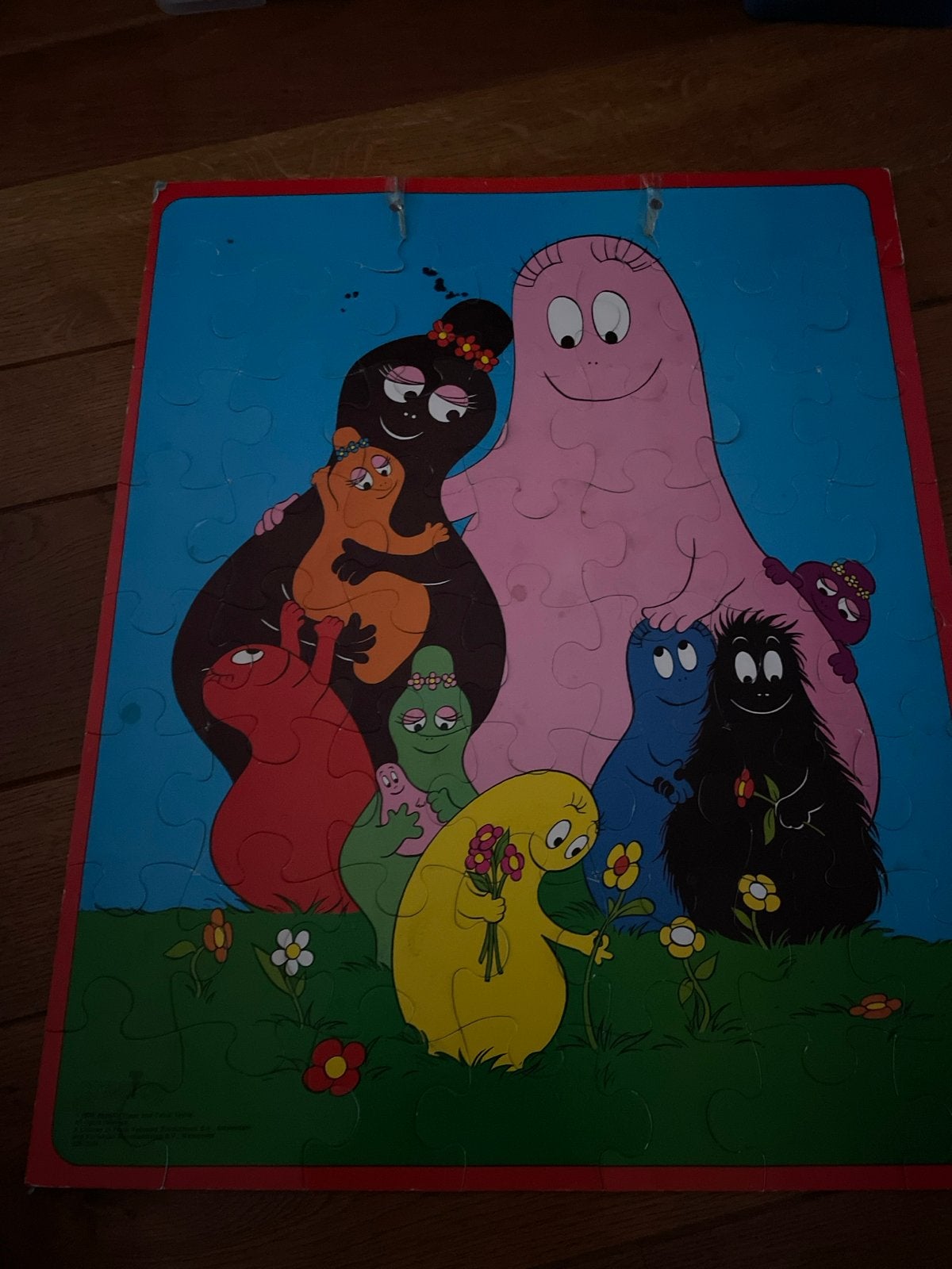 Vintage Barbapapa Legpuzzel - Jaren '70, Ophalen of Verzenden, 10 tot 50 stukjes, Gebruikt, 2 tot 4 jaar