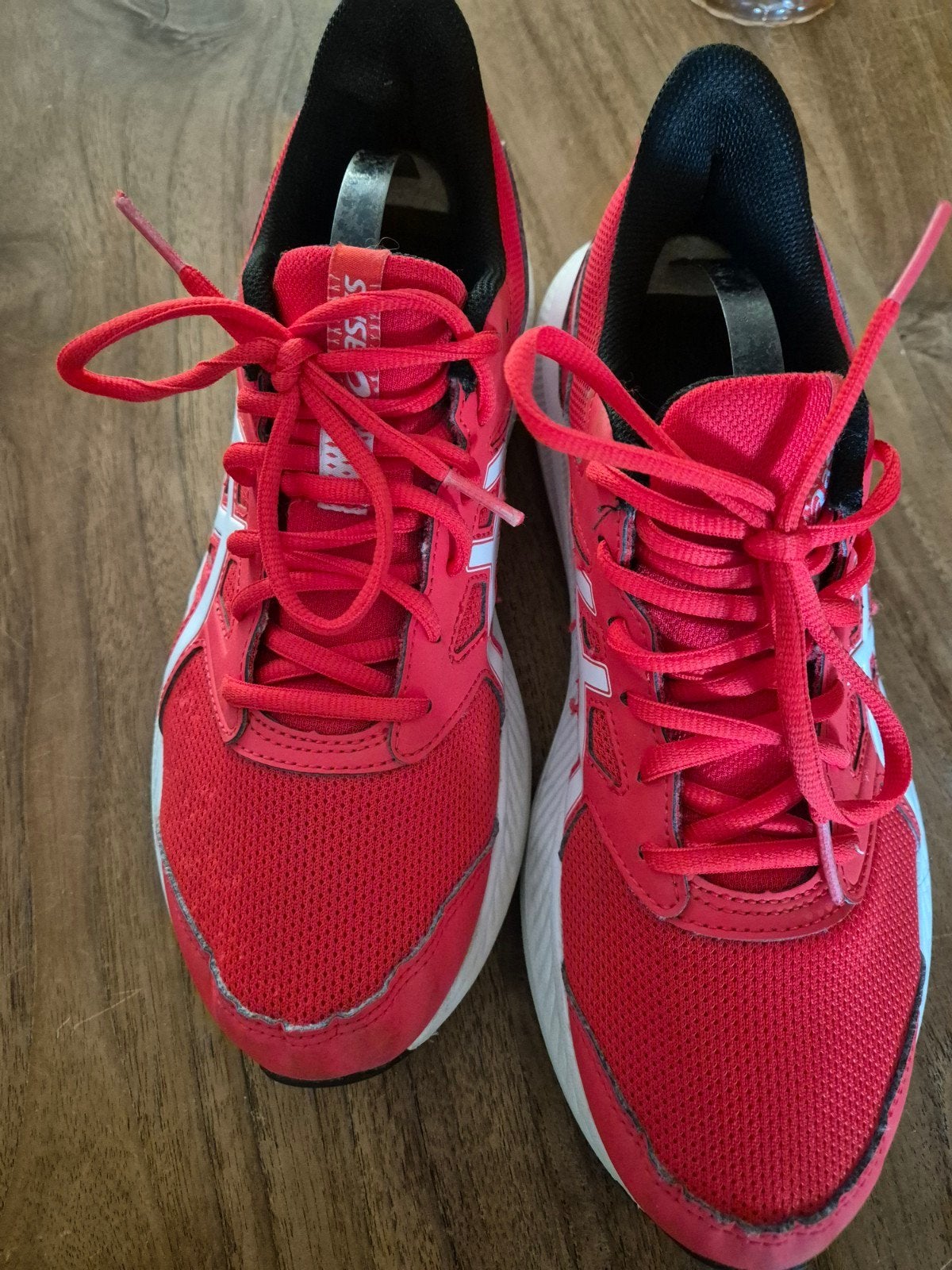 ASICS Jolt 4 Hardloopschoenen - Rood/Wit 41.5, Sportschoenen, Ophalen of Verzenden, Zo goed als nieuw, ASICS
