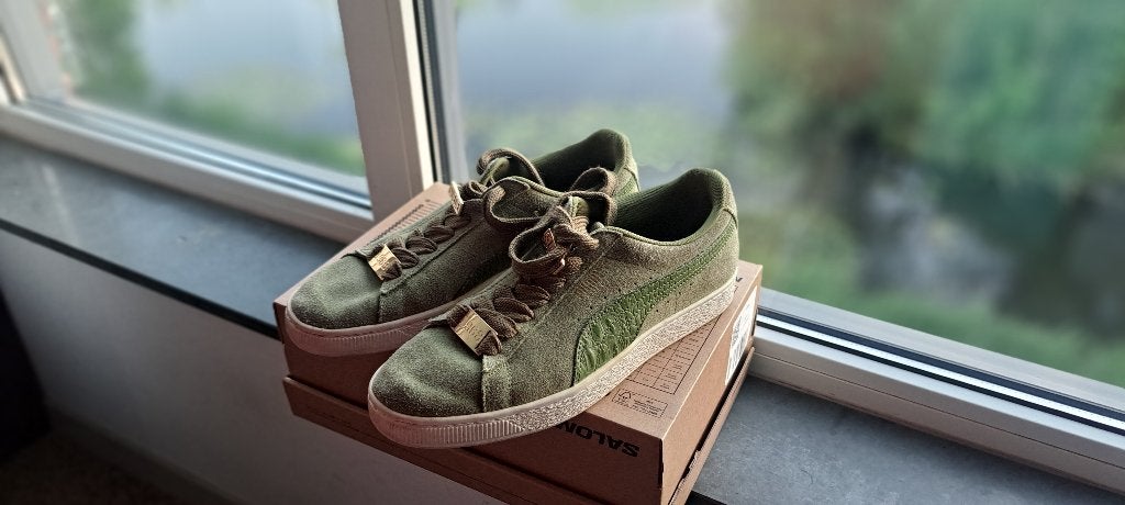 Schoenen, Puma, Ophalen of Verzenden, Groen, Sneakers of Gympen