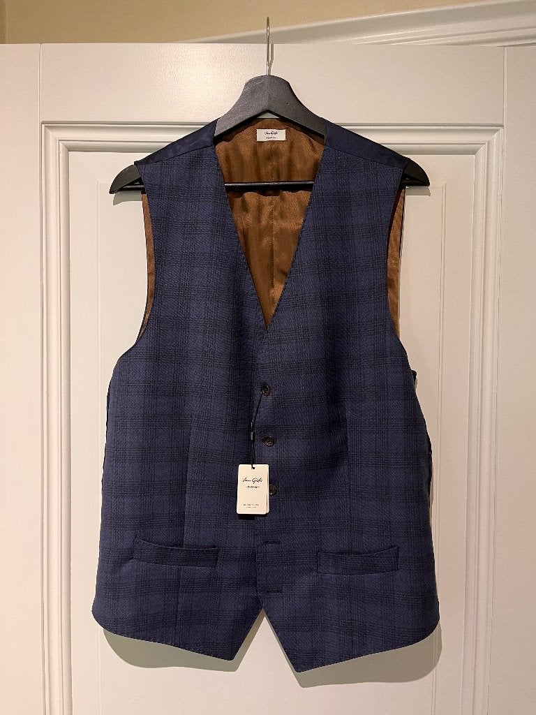 Gilet van Gils 102, Kleding | Heren, Kostuums en Colberts, Blauw, Nieuw, Overige maten, Van Gils