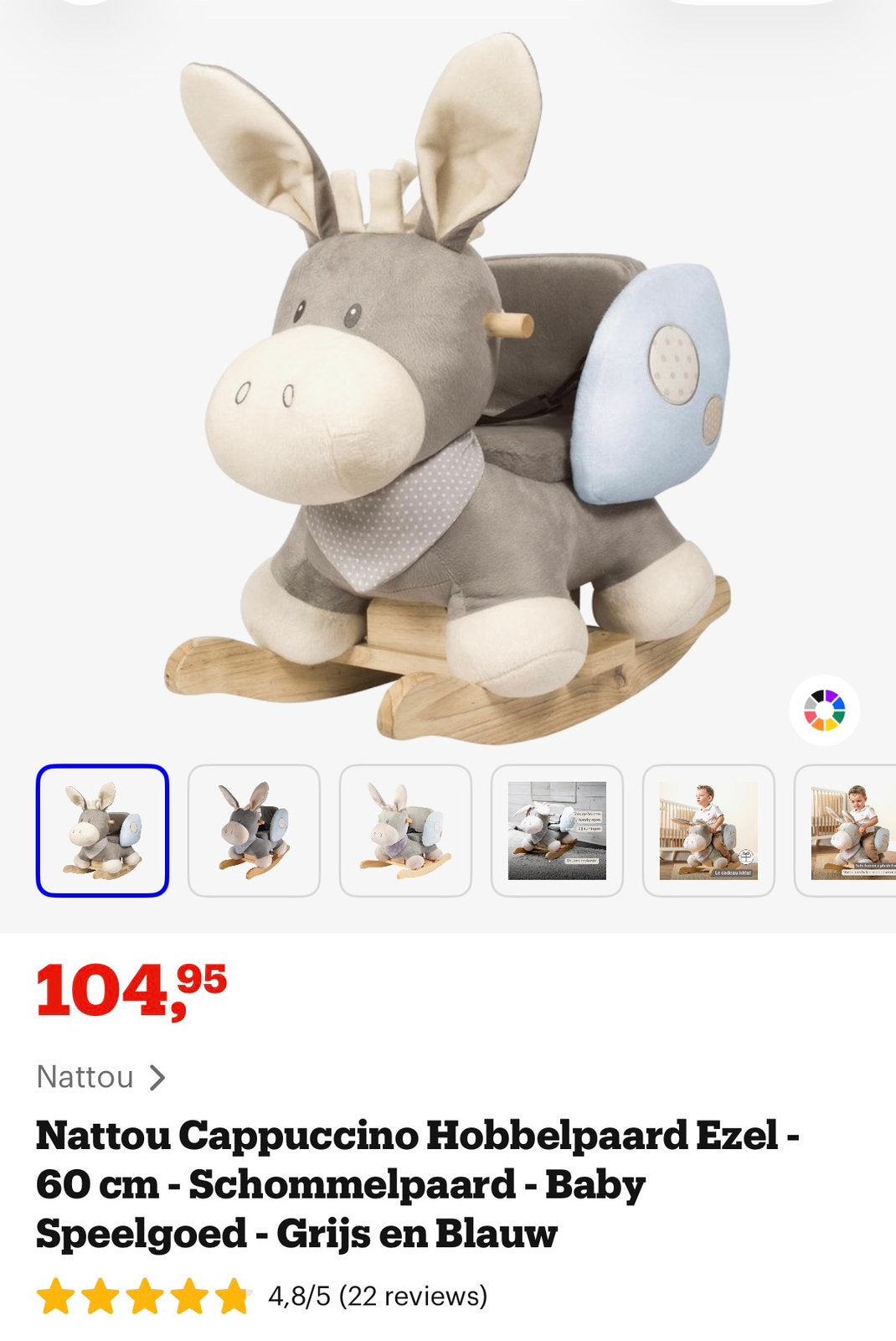 Mooie hobbel ezel, Ophalen, Zo goed als nieuw