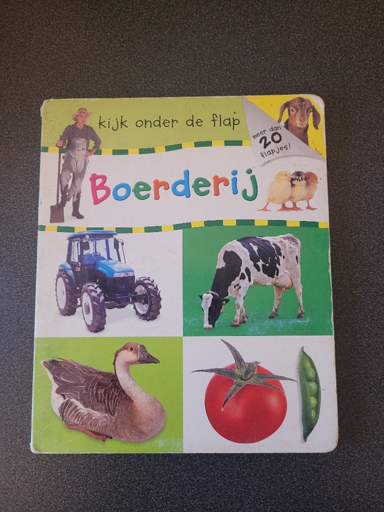 Boek boerderij kind peuter, Ophalen of Verzenden, Gebruikt, Jongen of Meisje