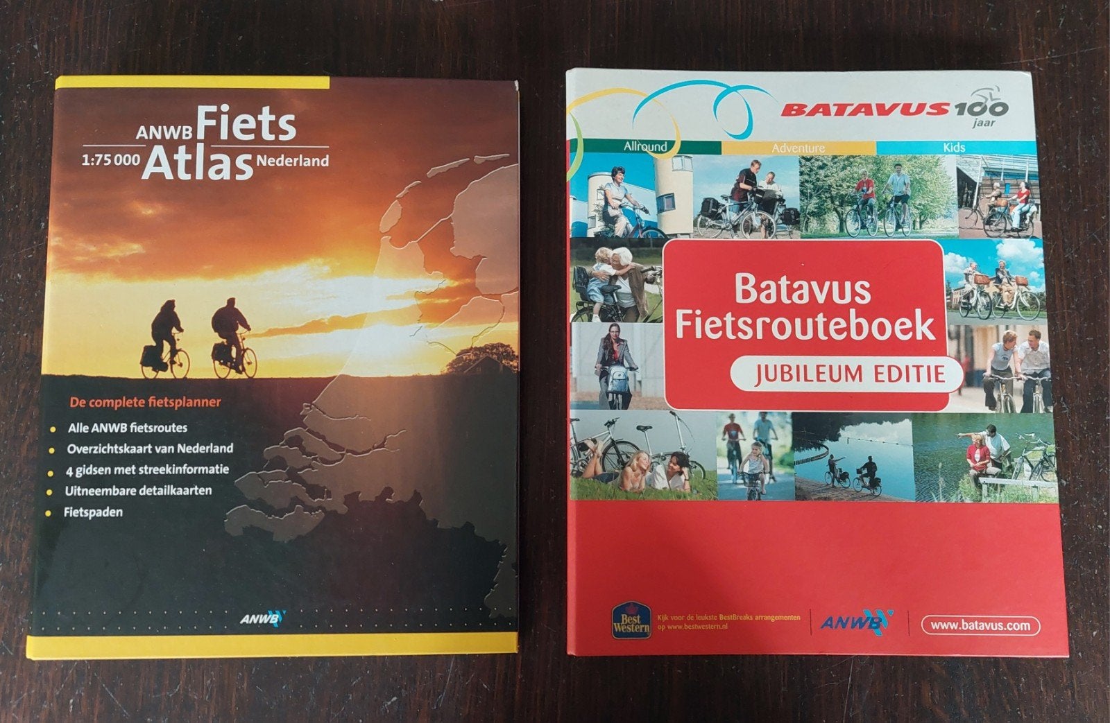 Fiets, fietsen ANWB en Batavus atlas  route boeken, Fiets- of Wandelgids, Europa, Ophalen of Verzenden, Zo goed als nieuw