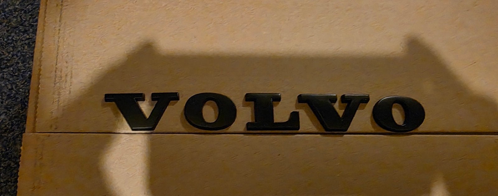 3D Volvo Letters  Gespoten Zwart / Aluminium, Auto-onderdelen, Ophalen of Verzenden, Nieuw, Volvo