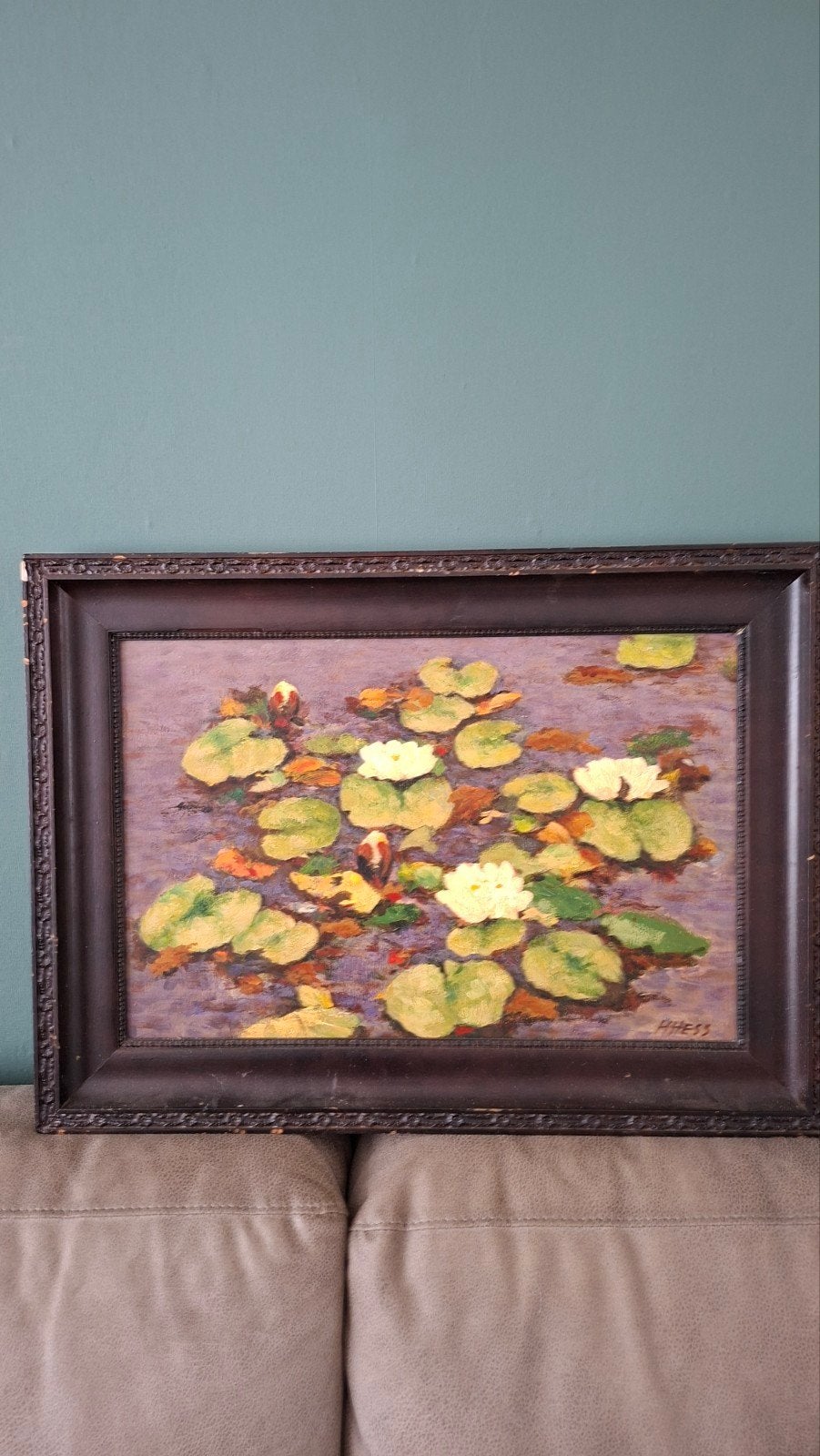 Schitterend Impressionistisch Werk van Henri Hess - 50x60, Ophalen of Verzenden