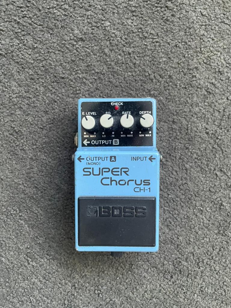 Boss Super Chorus (CH-1), Muziek en Instrumenten, Effecten, Ophalen of Verzenden, Zo goed als nieuw, Chorus