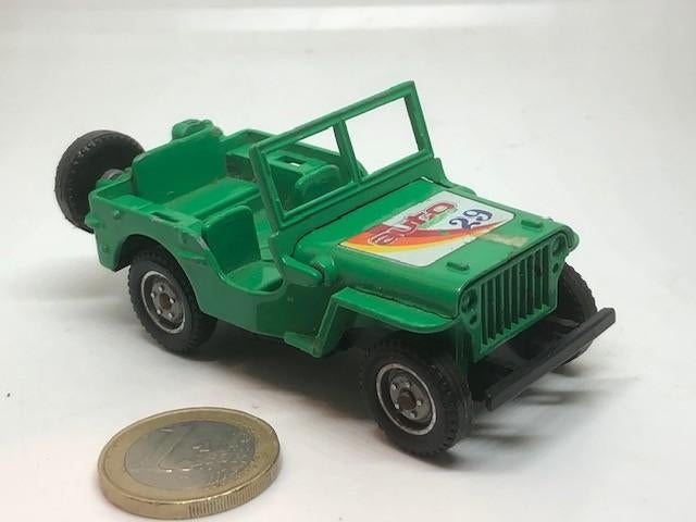Willy Jeep Groen, Solido, Hobby en Vrije tijd, Modelauto's | 1:43, Gebruikt, Auto, Solido, Ophalen of Verzenden
