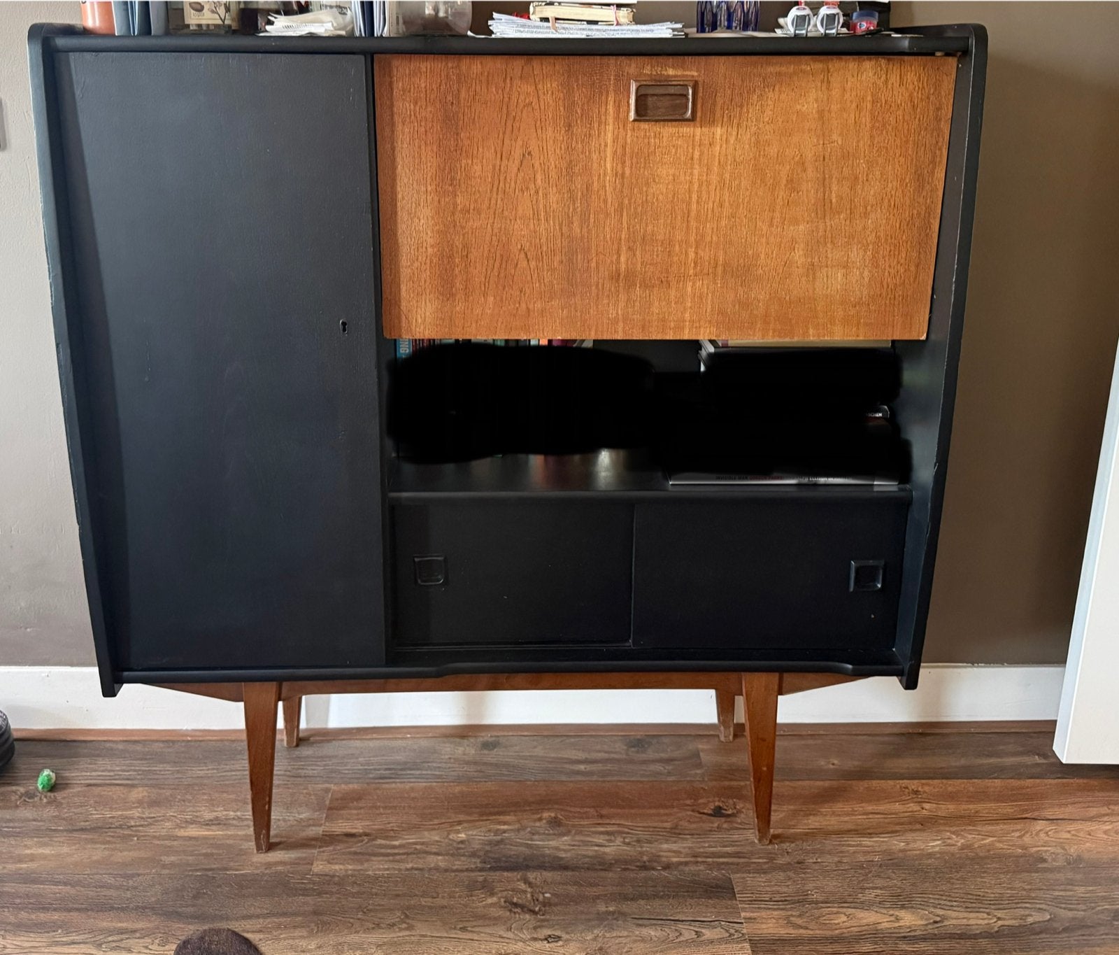 Mid-century Retro Vintage kastje om op te knappen, Ophalen