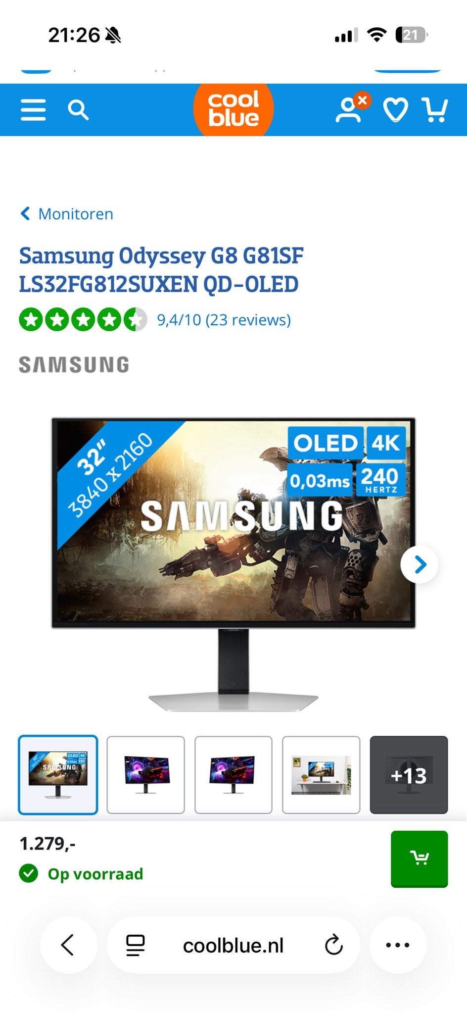 Samsung Odyssey G8 oled 240hz, Computers en Software, In hoogte verstelbaar, Minder dan 1 ms, Overige typen, 201 Hz of meer