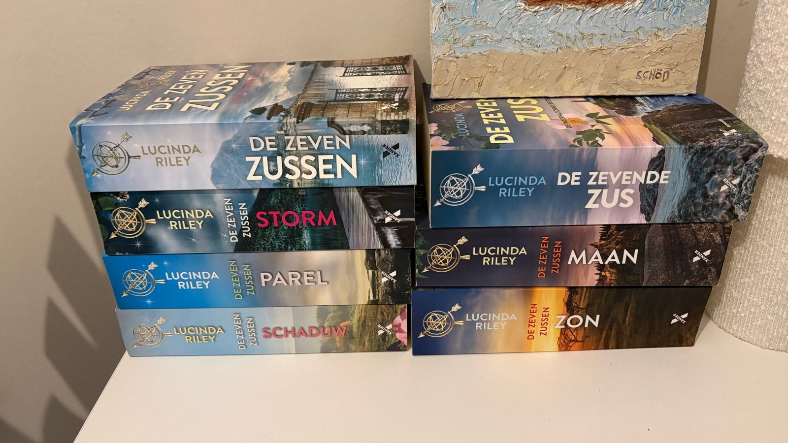 De Zeven Zussen serie - Lucinda Riley (7 boeken), Ophalen of Verzenden, Zo goed als nieuw, Nederland