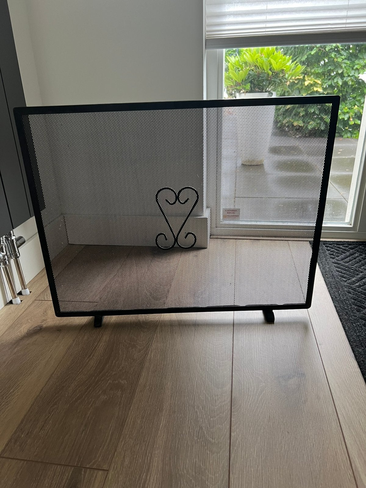 Heel mooi scherm voor de haard, Ophalen, Zo goed als nieuw, Inbouwhaard, Houthaard