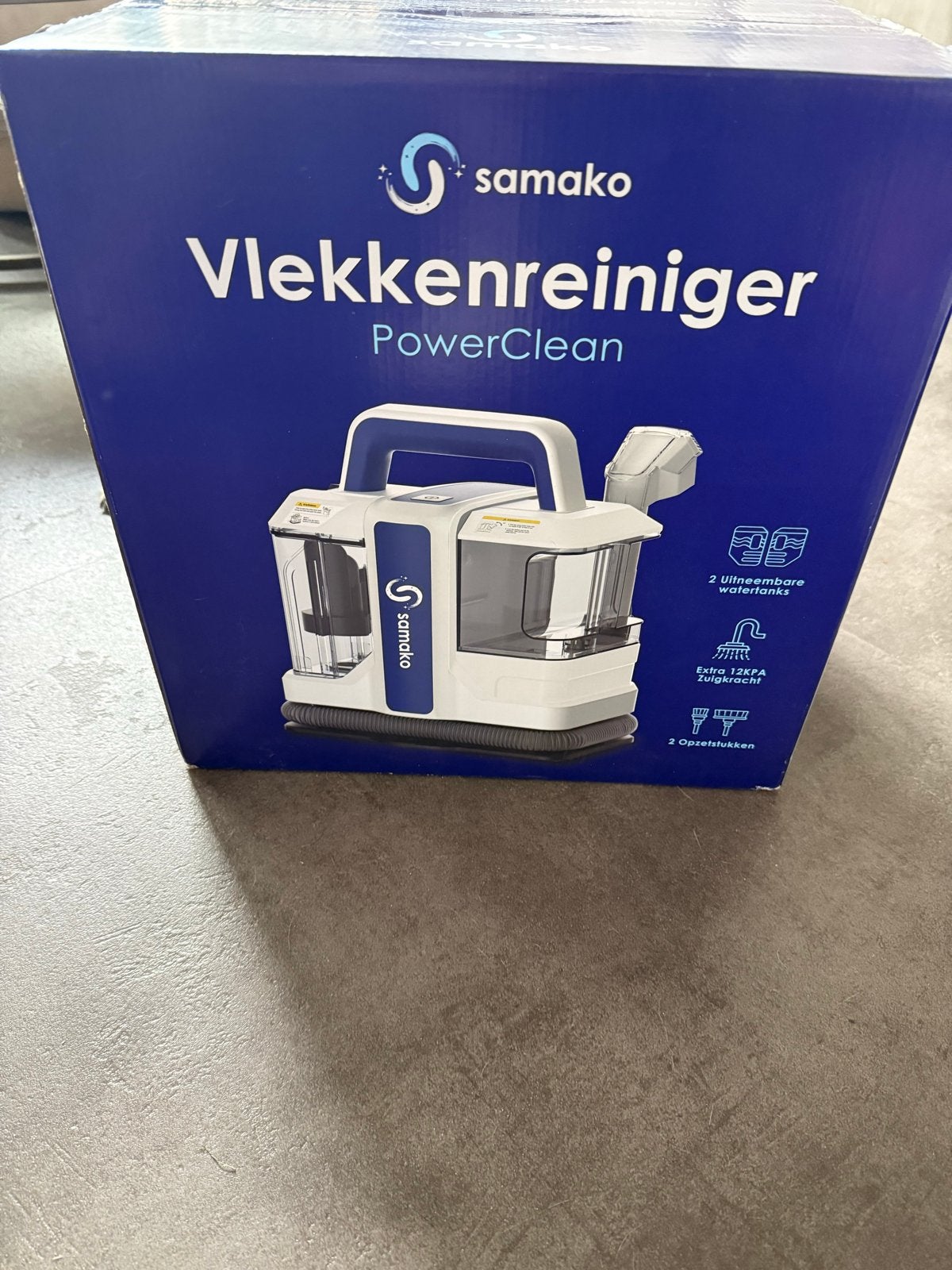 Samako Vlekkenreiniger PowerClean - Nieuw in doos, Overige merken, Nieuw, Ophalen of Verzenden, Vloerreiniger