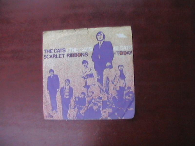 the cats jukebox single scarlet ribbons uit jaren 70, Cd's en Dvd's, Vinyl Singles, Verzenden, Zo goed als nieuw, Pop, Single