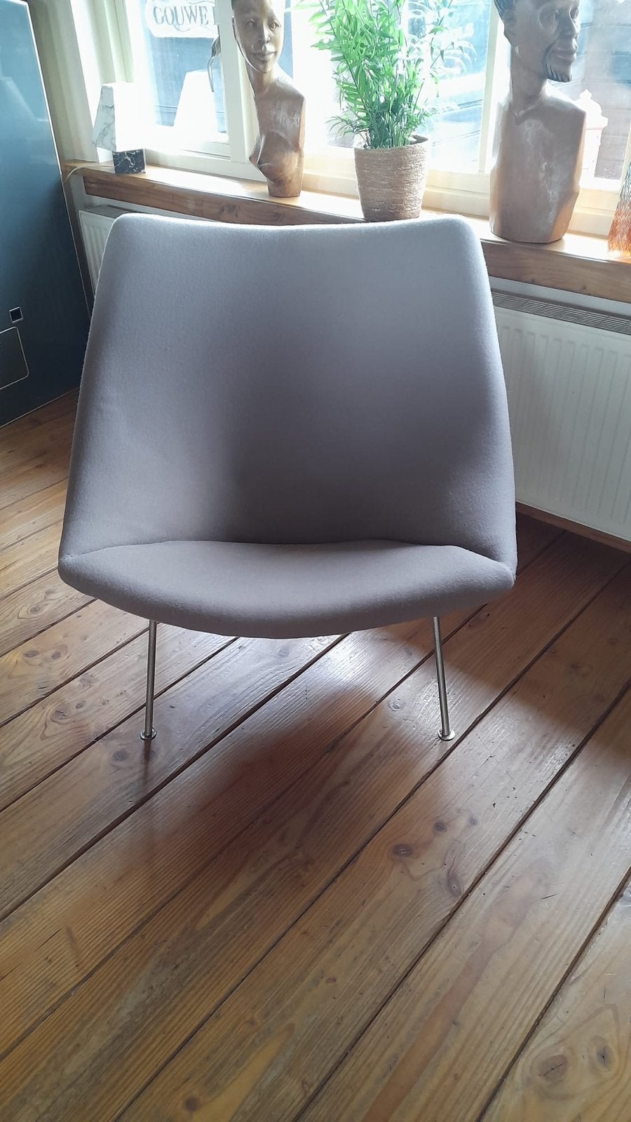 Artifort Oyster Fauteuil - Pierre Paulin, Ophalen, Gebruikt, Stof, 75 tot 100 cm