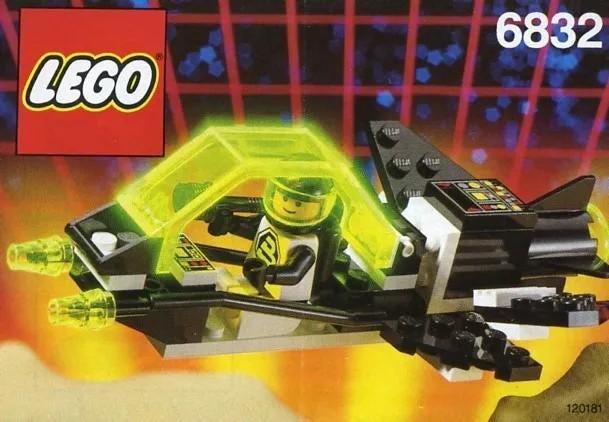 LEGO Blacktron II - 6832 'Super Nova II' COMPLEET, Kinderen en Baby's, Speelgoed | Duplo en Lego, Ophalen of Verzenden, Zo goed als nieuw