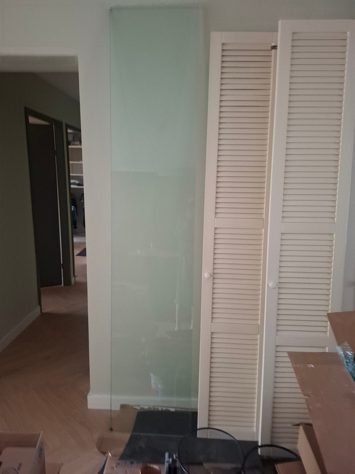glas, Doe-het-zelf en Verbouw, Glas en Ramen, Gebruikt, Minder dan 80 cm, Glasplaat, 160 cm of meer