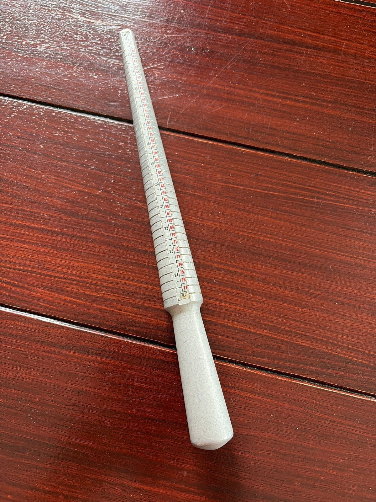 Ringmaatmeter - Meet eenvoudig je ringmaat, Kunststof, Gebruikt, 20 of groter, Wit