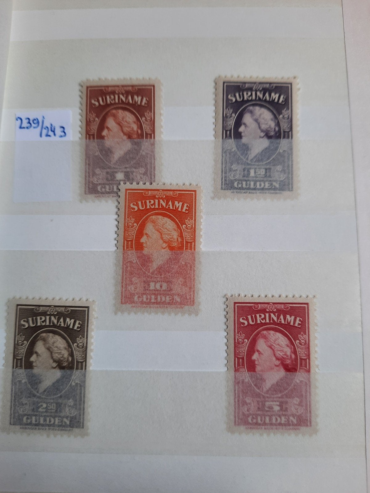 Postfrisse postzegels Suriname, cataloguswaarde €200, Postzegels en Munten, Verzenden, Postfris
