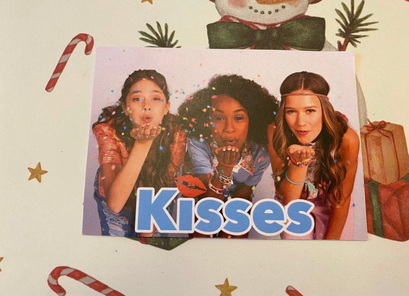 Kisses handtekeningen kaart, Ophalen of Verzenden, Gebruikt